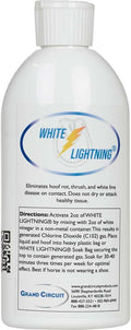White Lightning Hoof Liquid 8oz, Clear