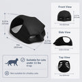 Lamiarga Cat Costume for Cat and Cat Mask Cosplay Set with Leather Cape