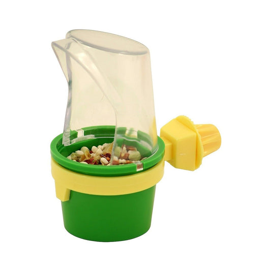 JW Pet Bird Cage Clean Cup Feeder & Water Cup Bird Accessory, Medium (Assorted Colors)