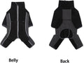 Fleece Dog Coat for Small Medium Dog,Pullover Pajamas Jumpsuit Bodysuit Puppy Coats with Legs, Pet Windproof Warm Cold W