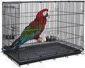Large Easy Portable Durable Metal Travel/Veterinary Parrot Bird Carrier