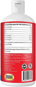 Premium Salmon Oil for Dogs – Pure Norwegian Salmon Oil High in Omega 3 EPA & DHA -Powerful Fish Oil for Dogs Skin & Coat, Hip & Joints, Allergies & Itchy Skin – Omega 3 Fish Oil for Dogs-8oz Liquid