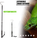 Snake Hook Reptile Grabber 53in Telescoping Duckbill Hook Tool Set Kit