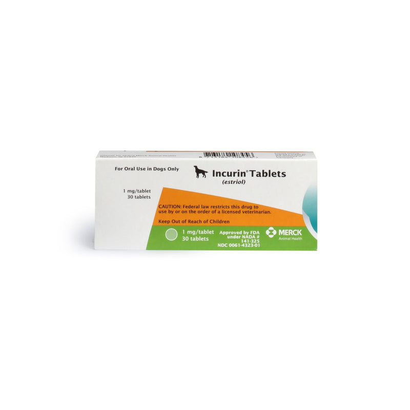 INCURIN (Estriol) Tablets for Dogs, 1-mg, 30 Tablets