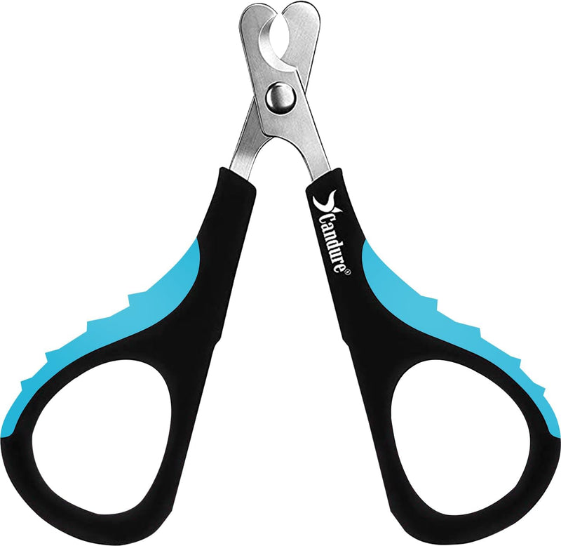 Candure Cat Nail Clipper Stainless Steel Cat Claw Trimmers for Rabbits, Guinea Pigs, Birds, Puppies, Kittens and Small A