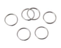 1/2 Inch Split Key Rings,Stainless Steel Dogs Cats ID Tag Mini Thick Keyrings,16mm Small Key Chain Ring for Dogs Tag,Craft,Car Keys,Women and Men Car Key Rings - Pack of 50 Pcs