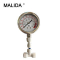 Malida Stainless Water Pressure Test Gauge, Water Pressure Detector for Aquarium Meter 0-1.6MPa 0-220psi Reverse Osmosis