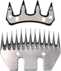 Sheep Shears Blades Replacement Clipper Blades Stainless Steel Straight 13 Tooth Electric Wool Comb Cutter Goats Clipper