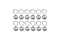 SKYPIA 3 Pack Pet Bells for Dog Cat Collar Charm Pet Pendant Accessories Stainless Steel Anti-Lost Training Bells for Collars Pet Pendant Accessories 1/2-Inch Silver