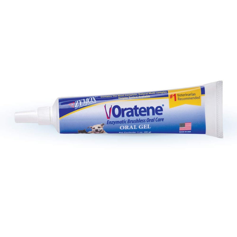 Pet King Brands ZYMOX Oratene Brushless Oral Gel for Dogs and Cats, 1oz