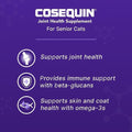 Nutramax Cosequin for Senior Cats Joint Health Supplement, Contains Glucosamine for Cats, Plus Chondroitin, Supports Joint, Skin and Coat, and Immune Health, Sprinkle Capsules, 60 Count