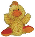 KONG Duckie Plush Squeaker Dog Toy, Yellow, for Extra Small Dogs