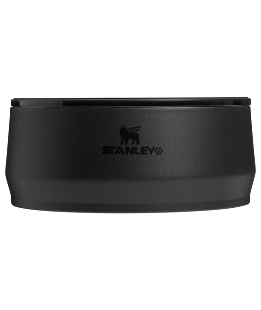 STANLEY Pet Bowl | 3-Cup (24 oz) Insulated Stainless Steel Dog & Cat Bowl | Splash-Resistant Lid | Dishwasher Safe | BPA-Free | Black 2.0