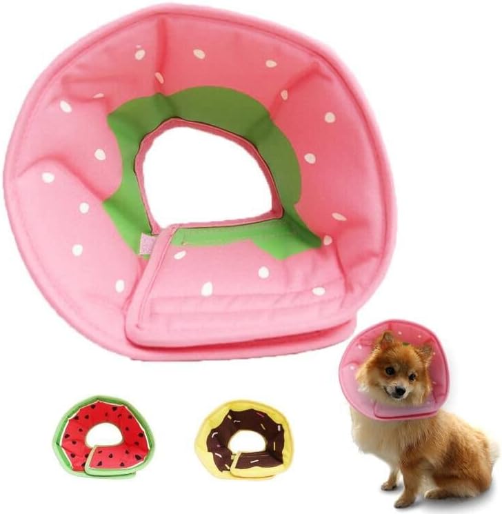 Soft Dog Cone, Lightweight Elizabethan Collar for Dogs, Adjustable Soft Cones for Dogs/Cats to Stop Licking After Surger