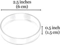 SunGrow Tough Borosilicate Glass Shrimp & Gecko Feed Dish, Wide and Deep, Transparent Basin for Shrimp Food, Dog & Cat M