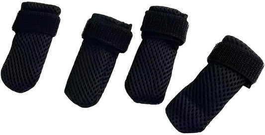 4 PCS Cat Claw Mittens to Prevent Scratching, Mesh Breathable Cats Shoes for Cats Only, Adjustable Cat Anti-Scratch Glov