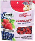 Crunchez Berry Blend - Crunchy Fruit Flavored Treat Bites - Sugar Gliders, Squirrels, Marmosets, Prairie Dogs, Hamsters,
