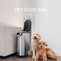 simplehuman 35 Liter, 40 lb / 18.1 kg X-Large Pet Food Storage Container for Dog Food, Cat Food, and Bird Feed