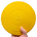WoofBite "Indestructible Dog Disc - Lifetime Replacement - Medium & Large Breed - Ultra Durable for Aggressive Chewers - Tough & Strong, Heavy Duty Natural Rubber Toy - Fetch, Tug, & Chew - 8in