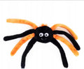 ZippyPaws Spiderz - Small Orange Plush Dog Toy