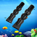 Aquarium Duck Flat Nozzle, Flexible 360°Rotatable Duckbill Water Outlet Plastic Aquarium Water Outlet Duckbill Nozzle Pi