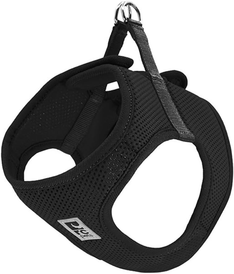 RC Pet Products Step in Cirque Soft Walking Dog Harness, Medium, Black