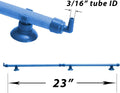 Quickun Aquarium Air Stone Bubble Wall Tube Oxygen Diffuser Bar Decor Accessory for Fish Tank 23 Inch Length,1PCS