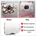 Litewoo Sugar Glider Sleeping Pouch Small Animal Hammock Bed Nest, Coffee