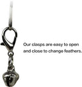 TTcat Cat Feather Wand Toys,Retractable Wand Toy with 3 Simulation Insects Dragonfly Grasshopper Refills,Interactive Cat
