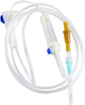 12 Pack Fluid Transfer Extension Tubing for Pets and Laboratory Care, 67 Inch Transparent PVC Lines with Precision Rolle