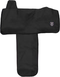 Harrison Howard Long-Lasting 6 Elastic Straps 600 Denier Waterproof Western Saddle Cover-Black