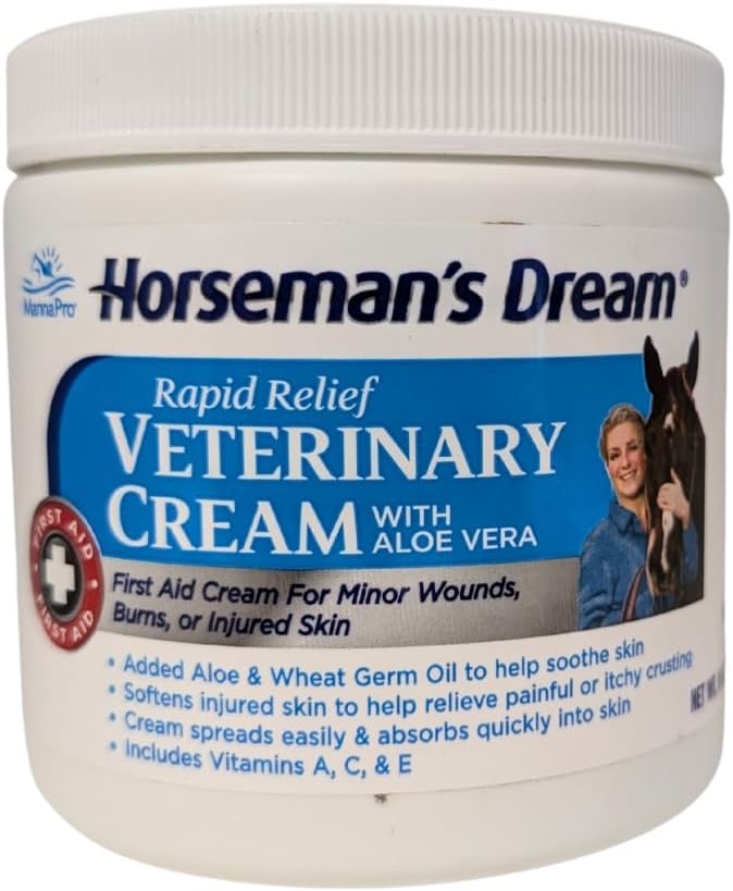 Corona Horseman's Dream Vet Cream Jar Wounds Skin Soothe Conditions, 16 oz