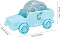 Hamster Running Wheel Car Shape Running Wheel Hamster Exercise Plastic Running Wheel (Blue,L)