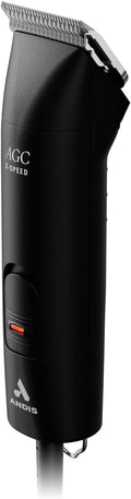 Andis 24675 UltraEdge 2-Speed Detachable Blade Pet/Dog Clipper – Runs Cool & Quiet, Designed with Two-Speed Rotary Motor & Shatter-Proof Housing - for All Coats & Breeds - 120 Volts, Black