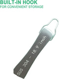 2pcs 18.9 inch Aquarium Tweezers with Hanger, 2025 New Extra Long Feeding Tongs, Stainless Steel Large Aquascape Tools f