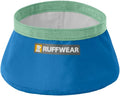 Ruffwear, Trail Runner Collapsible Dog Bowl, 4.2 Cups (1 L), Blue Pool