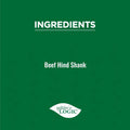 NATURE'S LOGIC Beef Hind Shank Bone - 7-8'' Long Chew - Collagen & Protein Source for Dog Dental Health & Occupation - Carnivore Appropriate Recreational Chewing & Dental Care - Large Hind Shank