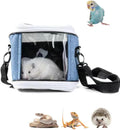 Small Animal Carrier Bag, Bearded Dragon Travel Carrier, Lizards Snak Carrier, Bird Carrier Backpack, Clear Bubble Windo