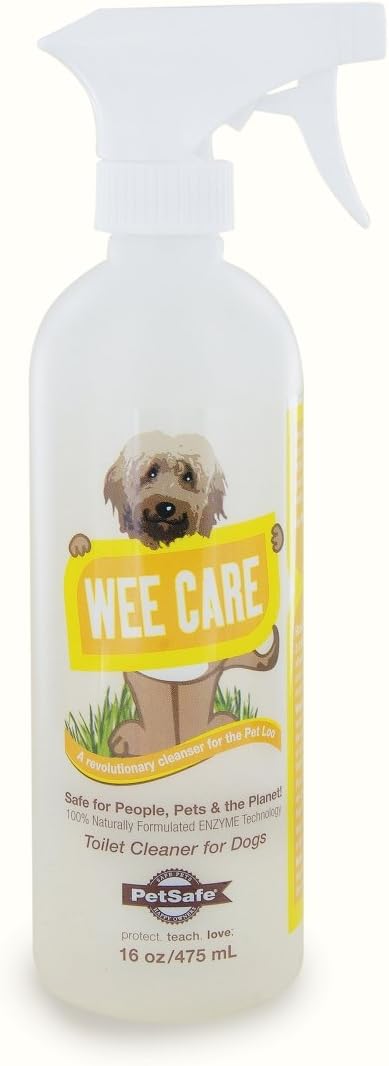 PetSafe Wee Care Pet Loo Enzyme Cleaner 100% Biodegradable Chemical Free Erases Stains and Odors, PAC00-14492, 16-Ounce