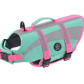 EMUST Dog Life Vests, Adjustable Dog Life Jacktets for Boat, High Visibility Life Vests for Dogs, Medium Dog Life Jacket Safety Swimsuit, NewTurquoise, M