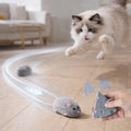 Pet Prime Interactive Cat Mouse Toy with Remote Control,Rechargeable Automatic Moving Mouse for Indoor Cats & Kitten,Exe