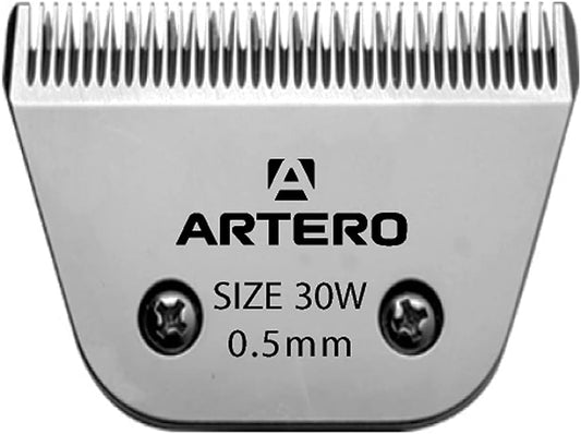 Artero Wide Blade 30 for Pet Grooming – Precision Ceramic Clipper Blade 0.02–0.05 mm – Professional Dog and Cat Grooming Replacement Blade