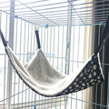 AKIRO for Kitten Cat Cage Cage Hammock, Hanging Bed Round Dot Tower Zebra Leopard Pattern Warm Pet Hammock, Soft Plush Hanging Cat Bed Mat Winter Warm Cotton