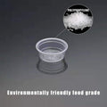 100Pcs Crested Gecko Food Dish, 0.5oz Plastic Reptile Feeding Cups