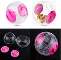 Hamster Exercise Ball Silent Hamster Wheel Small Animals Transparent Ball for Dwar Rat Relieves Boredom and Increases Ac