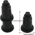 ZCZQC 30PCS Black Support Stand Fish Tank Heightening Pad Feet Isolation Panel Feet Plastic Grille Partition Support Fee