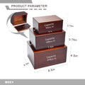 PCS Cremation Urns for Ashes, Pet Memorial Funeral Urns Box,Wooden Decorative Urn for Dog Cat,Cremation Keepsake Burial 