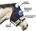 Equine-Medi Lens Horse Eye Protection Hood, Shatterproof, Flexible Lens for Corneal Ulcers, & Eye Injuries, Compatible w