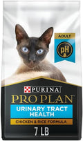 Purina Pro Plan Urinary Tract Cat Food, Chicken & Rice Formula, 7 lb Bag