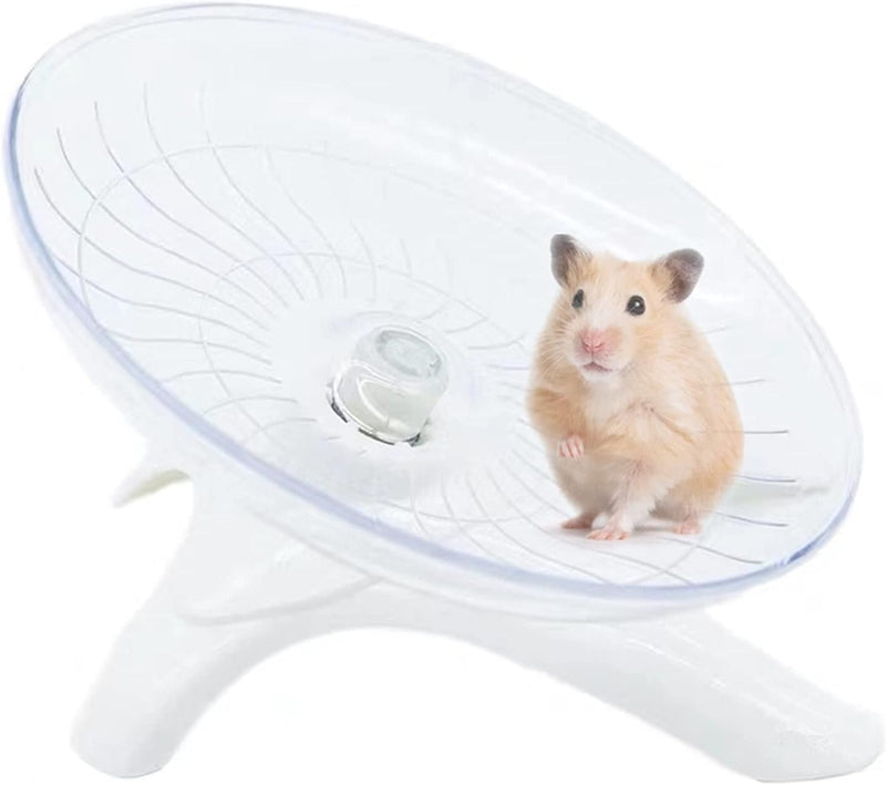 Hamster Flying Saucer Silent Running Exercise Wheel for Hamsters, Gerbils, Mice,Hedgehog and Other Small Pets Silent Run